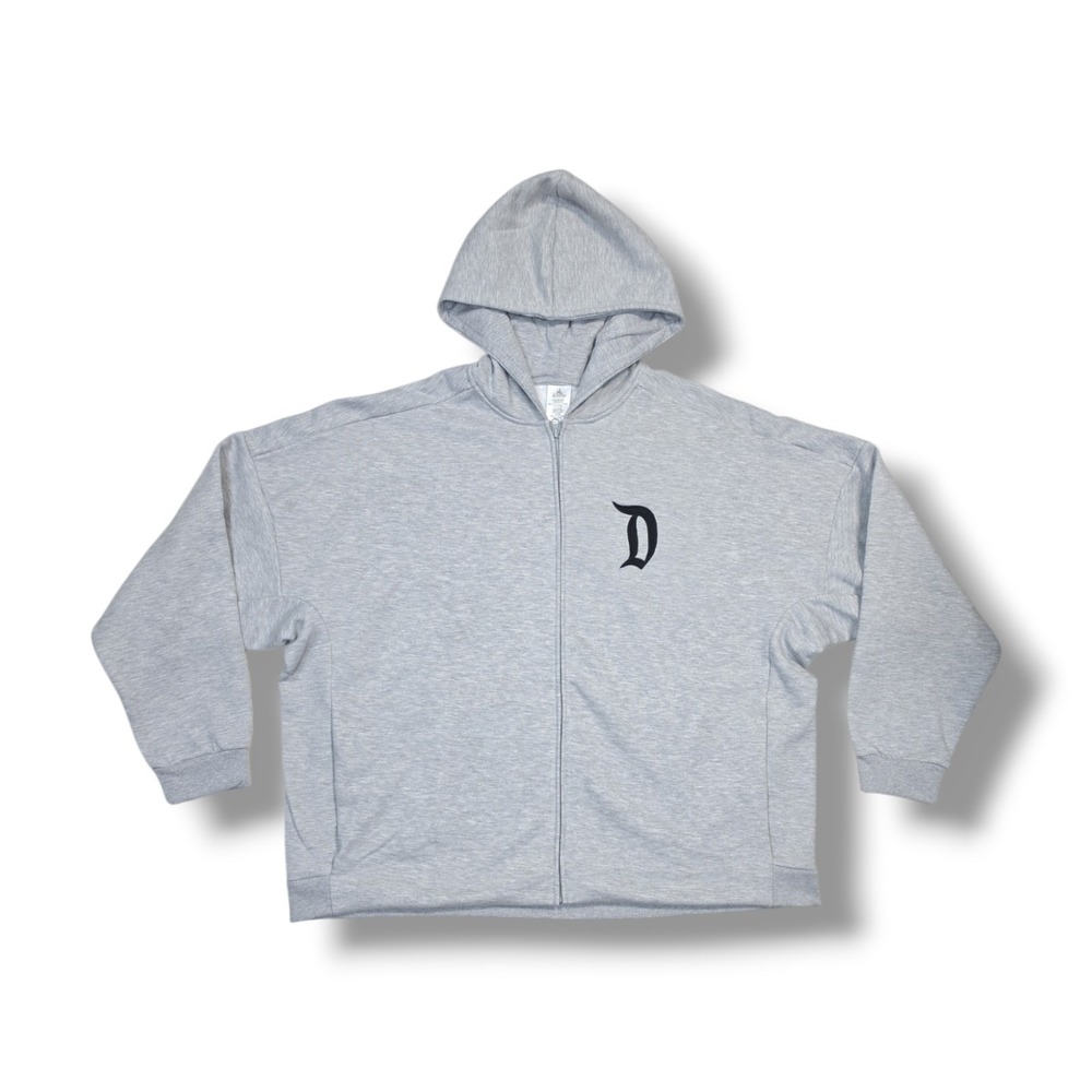 Disneyland Spirit Jersey Full Zip Back Graphic Est 1955 Gray Hoodie Size 2XL NWT